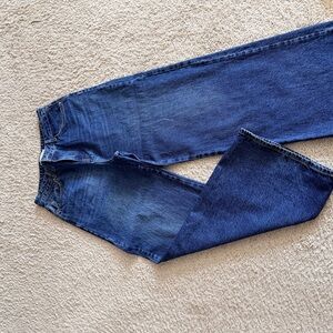 Zara Women's Classic Blue Straight Leg Jeans